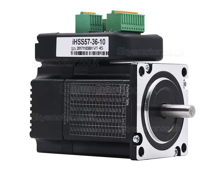 JMC NEMA 23 Integrated Closed Loop Stepper Motor IHSS57-36-10/20/SC 1.8 Deg 1Nm/2Nm/3Nm 4A/5A 36V 2 Phase